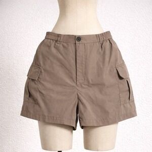 Women's Khaki Utility Shorts – Casual Outdoor Style